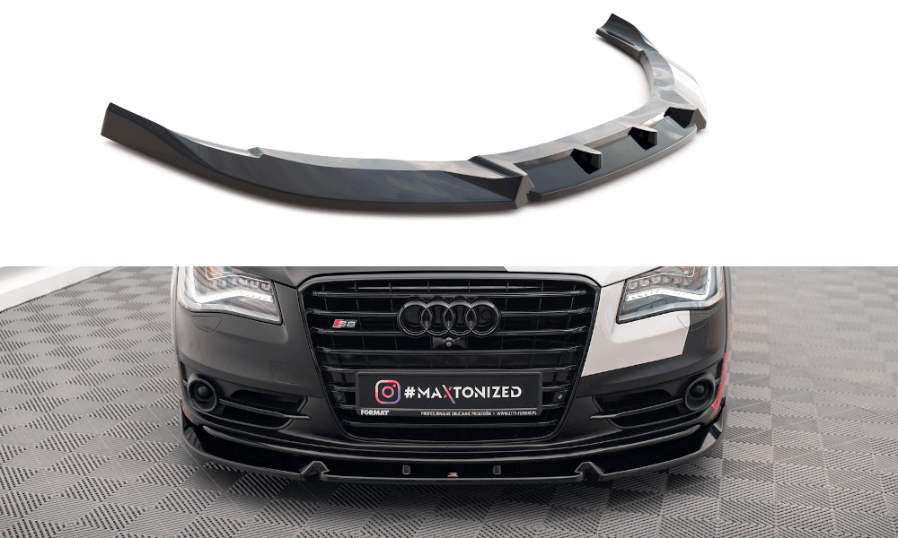 Front Lippe / Front Splitter / Frontansatz V.2 für Audi S8 4H von Maxton Design