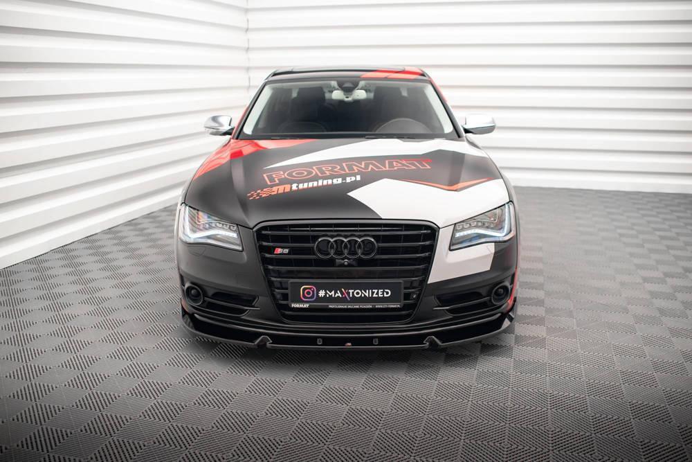 Front Lippe / Front Splitter / Frontansatz V.2 für Audi S8 4H von Maxton Design