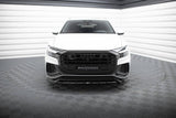 Front Lippe / Front Splitter / Frontansatz V.2 für Audi Q8 S-Line 4M von Maxton Design