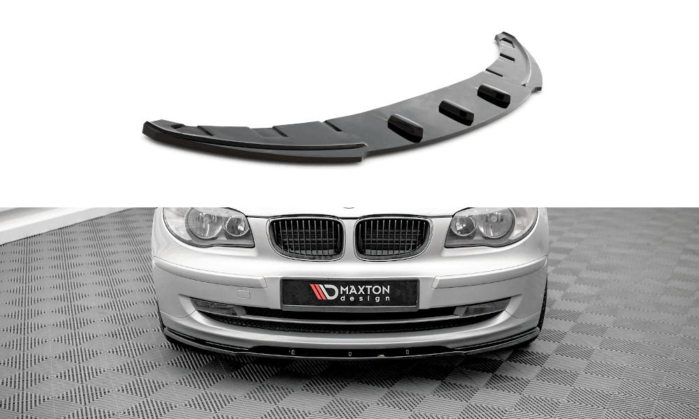 Front Lippe / Front Splitter / Frontansatz V.2 für BMW 1er E81 Facelift von Maxton Design
