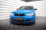 Front Lippe / Front Splitter / Frontansatz V.2 für BMW 1er E87 M-Paket Facelift von Maxton Design