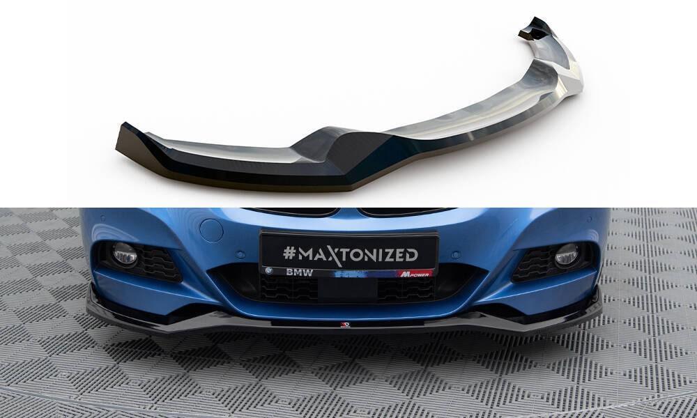 Front Lippe / Front Splitter / Frontansatz V.2 für BMW 3er GT F34 M-Paket von Maxton Design