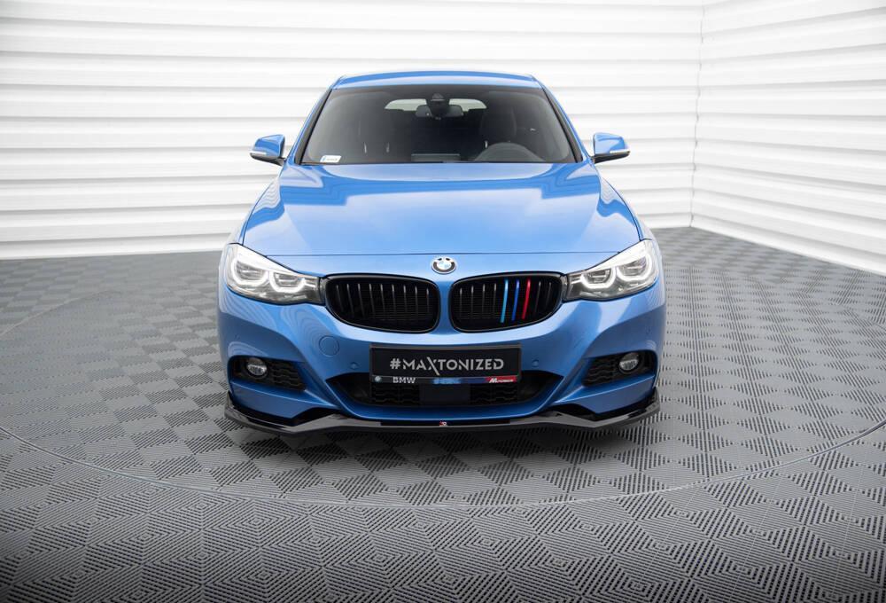Front Lippe / Front Splitter / Frontansatz V.2 für BMW 3er GT F34 M-Paket von Maxton Design