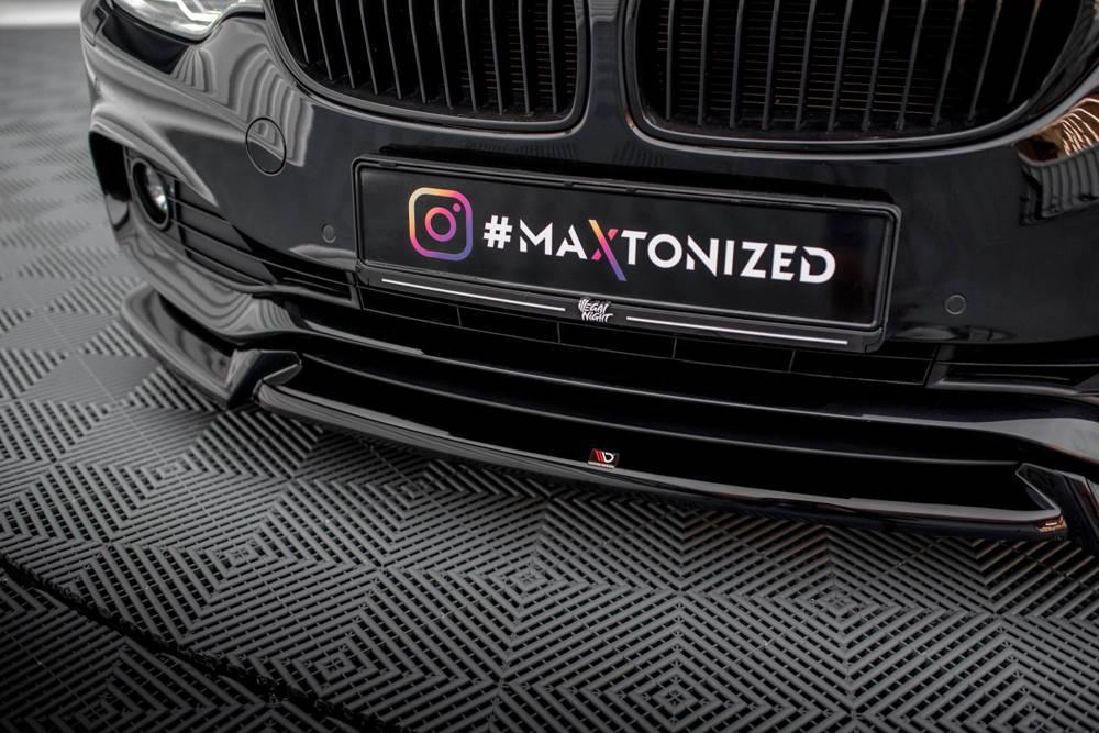 Front Lippe / Front Splitter / Frontansatz V.2 für BMW 4 Grand Coupe F36 von Maxton Design