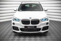 Front Diffusor / Front Splitter / Cup Schwert / Frontansatz V.2 für BMW X1 M-Paket F48 von Maxton Design