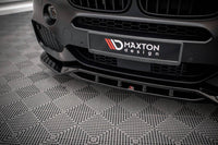 Front Lippe / Front Splitter / Frontansatz V.2 für BMW X5 F15 M-Paket von Maxton Design