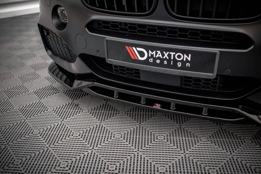 Front Lippe / Front Splitter / Frontansatz V.2 für BMW X5 F15 M-Paket von Maxton Design