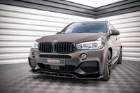 Front Lippe / Front Splitter / Frontansatz V.2 für BMW X5 F15 M-Paket von Maxton Design