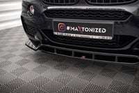 Front Lippe / Front Splitter / Frontansatz V.2 für BMW X6 M-Paket F16 von Maxton Design