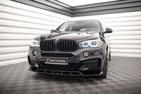 Front Lippe / Front Splitter / Frontansatz V.2 für BMW X6 M-Paket F16 von Maxton Design