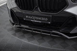 Front Lippe / Front Splitter / Frontansatz V.2 für BMW X6 M-Paket G06 Facelift von Maxton Design