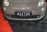Front Lippe / Front Splitter / Frontansatz V.2 für Fiat 500 von Maxton Design