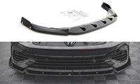 Front Lippe / Front Splitter / Frontansatz Racing mit Flaps für VW Golf 8 GTI von Maxton Design