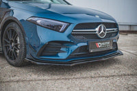 Front Splitter / Cup Schwert / Frontansatz V.2 für Mercedes A-Klasse AMG Line W177 von Maxton Design
