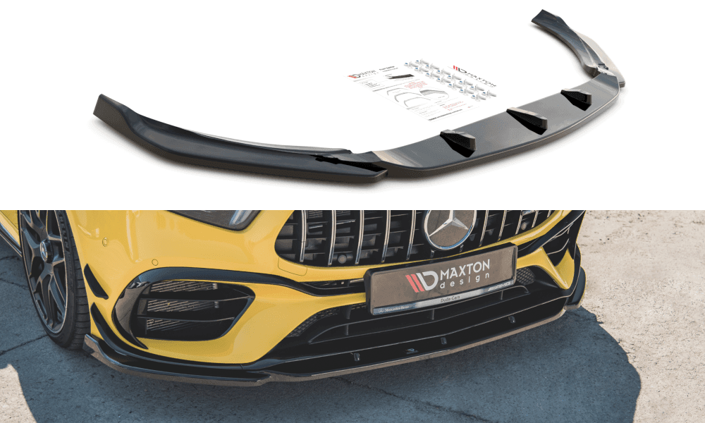 Front Lip / Front Splitter / Front Approach V.2 Mercedes-AMG A 45 S W177 by Maxton Design