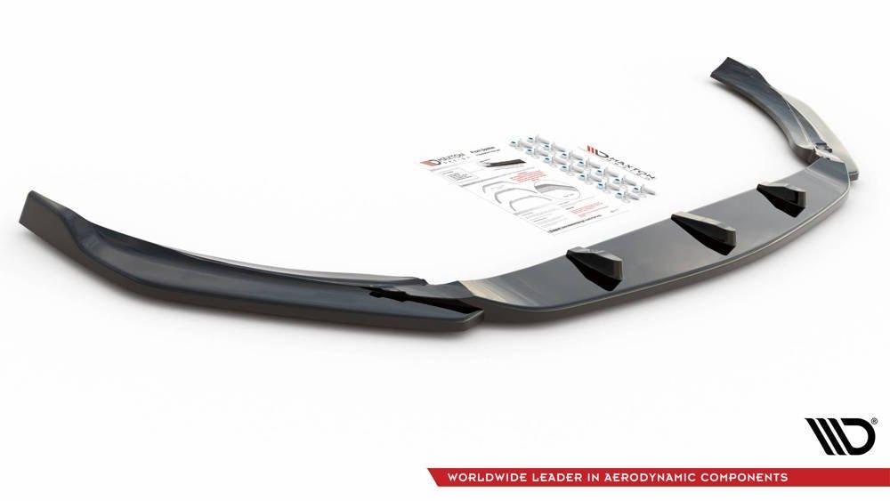 Front Lip / Front Splitter / Front Approach V.2 Mercedes-AMG A 45 S W177 by Maxton Design