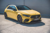 Front Lip / Front Splitter / Front Approach V.2 Mercedes-AMG A 45 S W177 by Maxton Design
