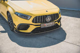 Front Lip / Front Splitter / Front Approach V.2 Mercedes-AMG A 45 S W177 by Maxton Design