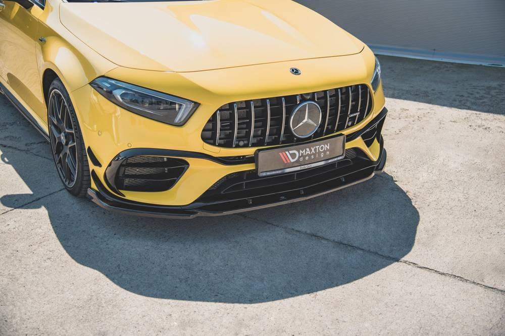 Front Lip / Front Splitter / Front Approach V.2 Mercedes-AMG A 45 S W177 by Maxton Design
