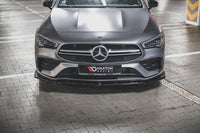 Front lip / front splitter / front apron V.2 for Mercedes-AMG CLA 35 AERO C118 by Maxton Design