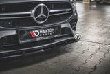 Front lip / front splitter / front apron V.2 for Mercedes-AMG CLA 35 AERO C118 by Maxton Design