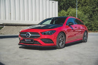 Front lip / front splitter / front apron V.2 Mercedes CLA AMG-Line C118 by Maxton Design