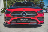 Front lip / front splitter / front apron V.2 Mercedes CLA AMG-Line C118 by Maxton Design