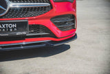 Front lip / front splitter / front apron V.2 Mercedes CLA AMG-Line C118 by Maxton Design