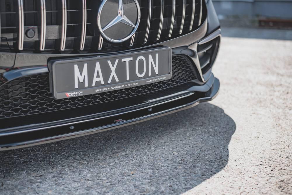 Front lip / front splitter / front apron V.2 for Mercedes-CLS AMG-Line C257 by Maxton Design