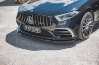 Front lip / front splitter / front apron V.2 for Mercedes-CLS AMG-Line C257 by Maxton Design