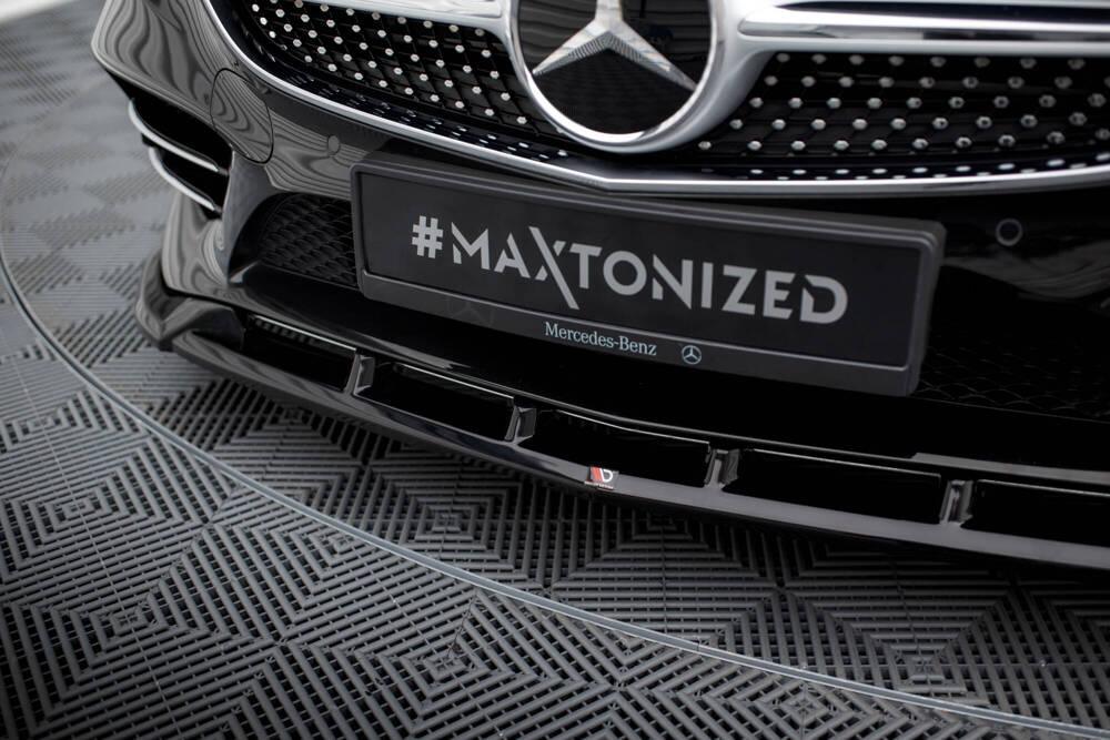 Front Lippe / Front Splitter / Frontansatz V.2 für Mercedes S-Klasse Coupe AMG-Line C217 Facelift von Maxton Design