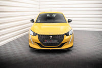 Front Lippe / Front Splitter / Frontansatz V.2 für Peugeot 208 GT MK2 von Maxton Design