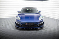 Front Lippe / Front Splitter / Frontansatz V.2 für Porsche Panamera E-Hybrid 971 Facelift von Maxton Design