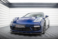 Front Lippe / Front Splitter / Frontansatz V.2 für Porsche Panamera E-Hybrid 971 Facelift von Maxton Design
