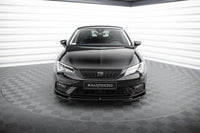 Front Lippe / Front Splitter / Frontansatz V.2 für Seat Leon MK3 Facelift von Maxton Design