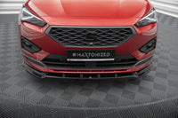 Front Lippe / Front Splitter / Frontansatz V.2 für Seat Tarraco FR KN von Maxton Design