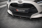 Front Lippe / Front Splitter / Frontansatz V.2 für Toyota Yaris XP21 von Maxton Design
