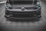 Front Diffusor / Front Splitter / Cup Schwert / Frontansatz V.2 für VW Golf R MK8 von Maxton Design