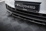 Front Lippe / Front Splitter / Frontansatz V.2 für VW ID.3 E11 von Maxton Design