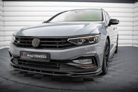Front Lippe / Front Splitter / Frontansatz V.2 für VW Passat R-Line B8 Facelift von Maxton Design