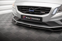 Front Lippe / Front Splitter / Frontansatz V.2 für Volvo S60 R-Design Y20 von Maxton Design