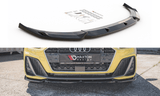 Front Splitter / Cup Schwert / Frontansatz V.3 für Audi A1 S-Line GB von Maxton Design