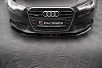 Front Lippe / Front Splitter / Frontansatz V.3 für Audi A6 C7 von Maxton Design