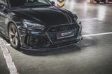 Front Lippe / Front Splitter / Frontansatz V.3 für Audi RS5 F5 Facelift von Maxton Design