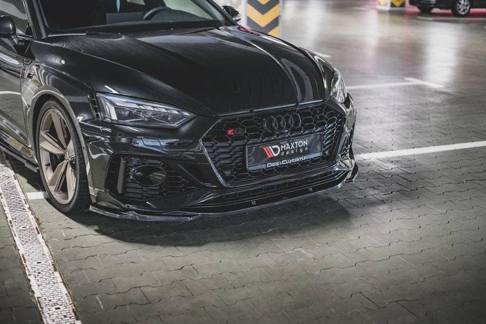 Front Lippe / Front Splitter / Frontansatz V.3 für Audi RS5 F5 Facelift von Maxton Design