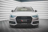 Front Splitter / Cup Schwert / Frontansatz V.3 für Audi A4 S-Line B9 von Maxton Design