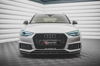 Front Splitter / Cup Schwert / Frontansatz V.3 für Audi A4 S-Line B9 von Maxton Design