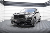 Front Lippe / Front Splitter / Frontansatz V.3 für BMW X5 F15 M-Paket von Maxton Design