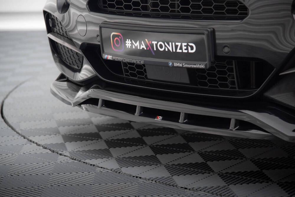 Front Lippe / Front Splitter / Frontansatz V.3 für BMW X5 F15 M-Paket von Maxton Design