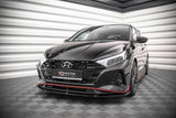 Front Diffusor / Front Splitter / Cup Schwert / Frontansatz V.3 für Hyundai i20 N BC3 von Maxton Design